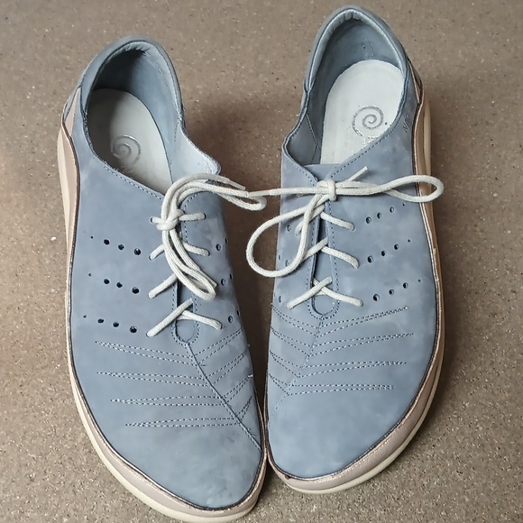 NAOT Kumara Feathery Blue Nubuck Stardust lace up shoes - Picture 11 of 11